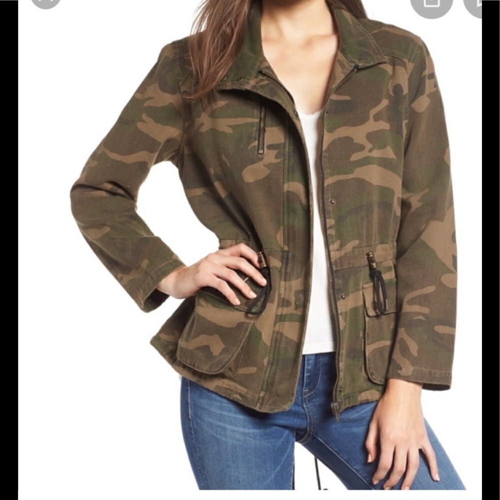 BLANK-NYC camo jacket sz S